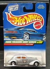 2000 Hot Wheels Treasure Hunt Series 1936 Cord WW Wheels Limited Edition #3 / 12