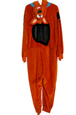Scooby-Doo Adult Union Suit Hooded One Piece Pajamas Costume L/XL Spirit Plush