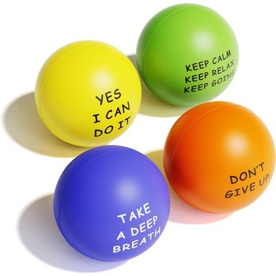 Stressball, Stressbälle, Anti-Angst, Wut, Stressabbau, Motivierende Zitate