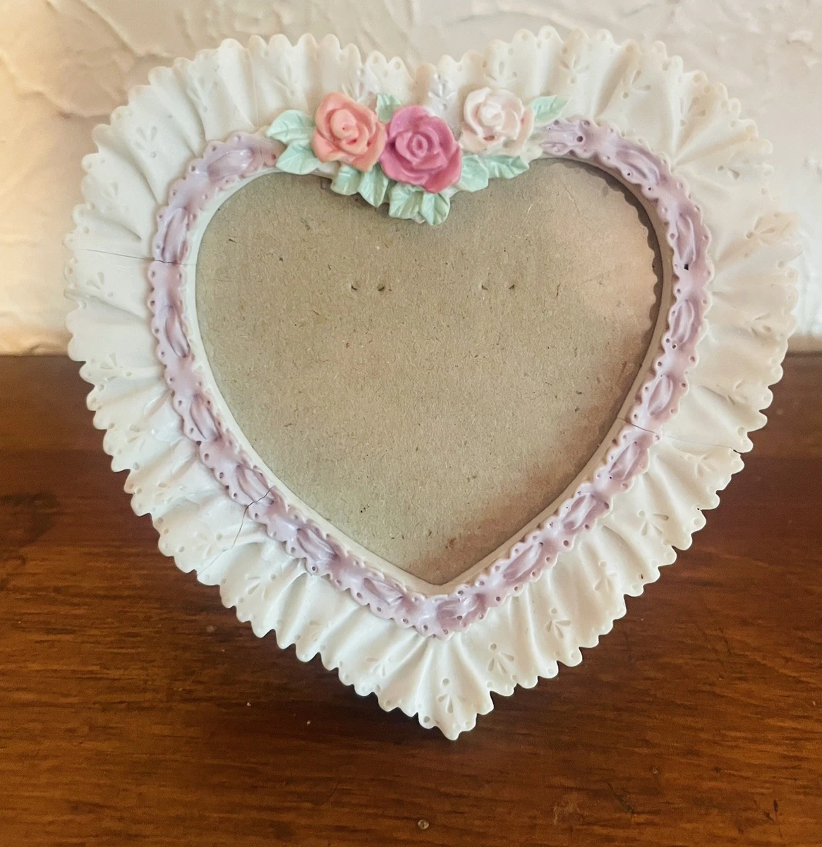 フォトフレーム Vintage heart photo flame Heart Shaped Picture Frame for sale - eBay