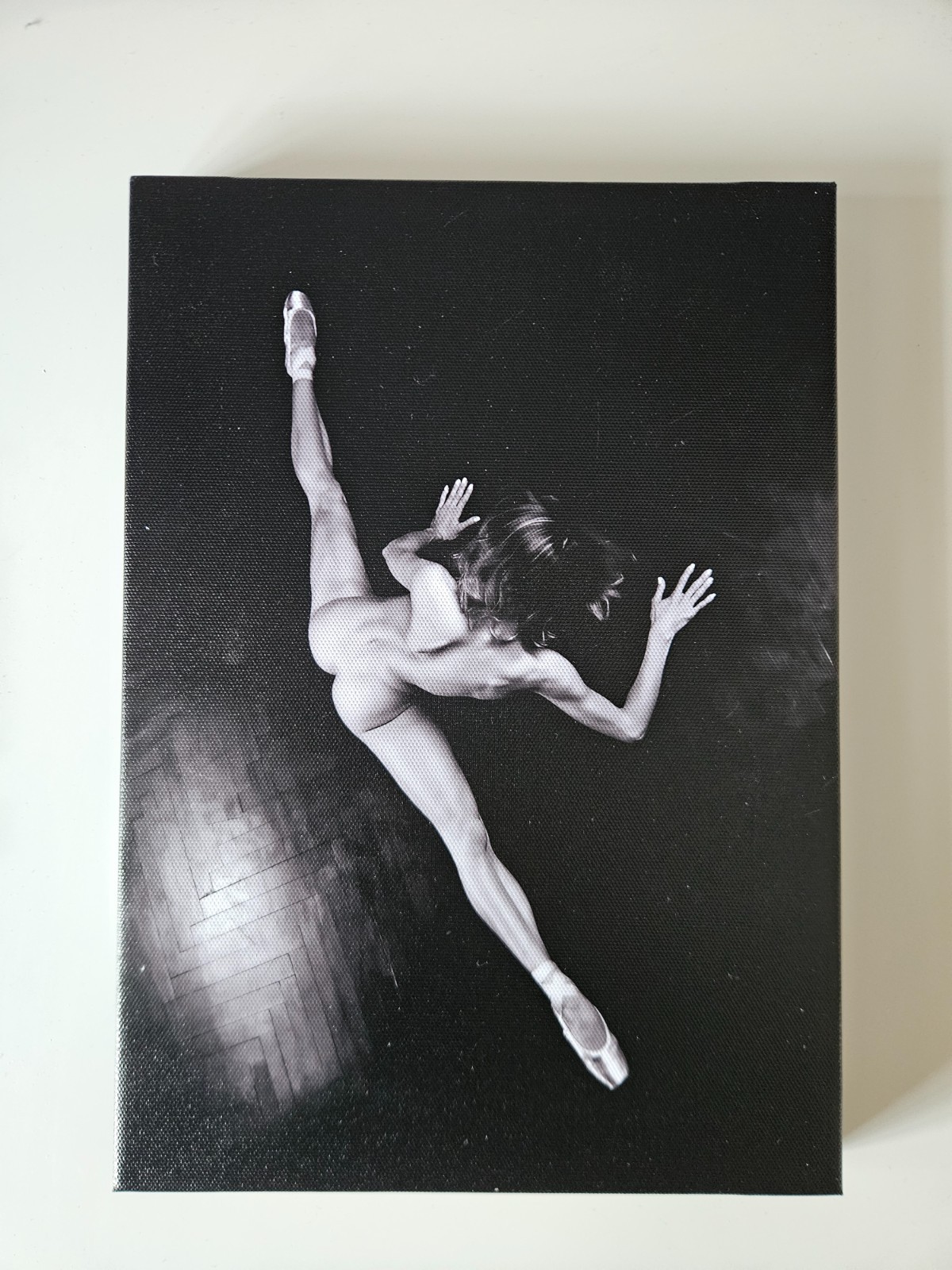 Arte de bailarina desnuda - Impresión de arte de pared de lienzo de bailarina de ballet desnuda - Arte erótico