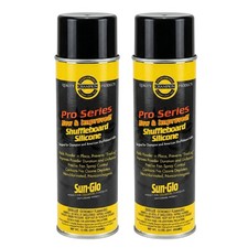 Sunglo Pro Series Shuffleboard Silicone Spray Premium Table Cleaner Polis...