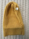 Women Mustard Yellow Knit Beanie  — photo 4