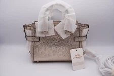 COACH Swagger 15  Pebbled Leather Small Crossbody  *Rare