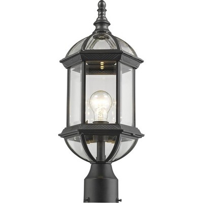 Z-Lite 563PHM-BK Annex 1 Light 19.5 inch Black Outdoor Post Mount Fixture