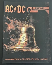 AC⚡️DC Boston Tour Poster #857 of 857 ⚡️⚡️ Gillette Stadium SOLD OUT!