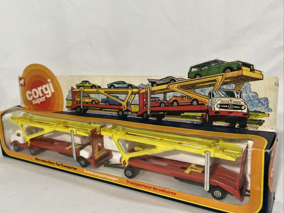 Corgi Super Juniors 2015 Mercedes Benz Car Transporter Vintage | eBay