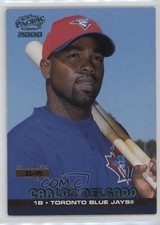 2000 Pacific Platinum Blue /75 Carlos Delgado (Portrait) #440 9hx