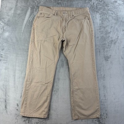 Levi s 559 Relaxed Straight Jeans W38 L30 Beige Stone Denim