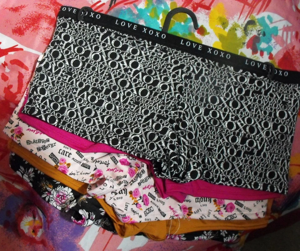 5 NEW XOXO INTIMATES XO8556 5PKA MF CUTE & COMFY BOYSHORT PANTIES M - Image 2 of 2