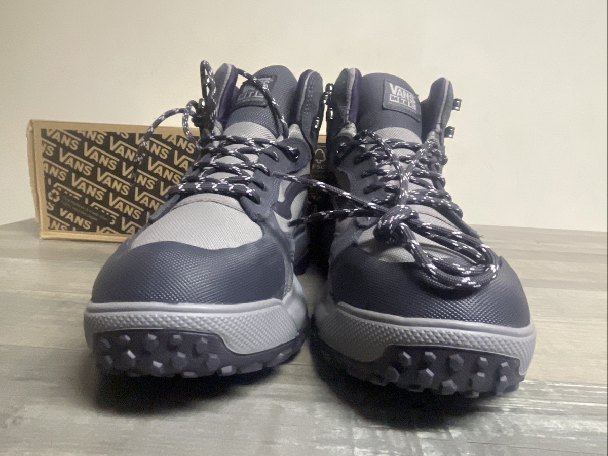 Vans MTE Crestline Waterproof Dark Gray/Purple Hiking Boots  display picture 3