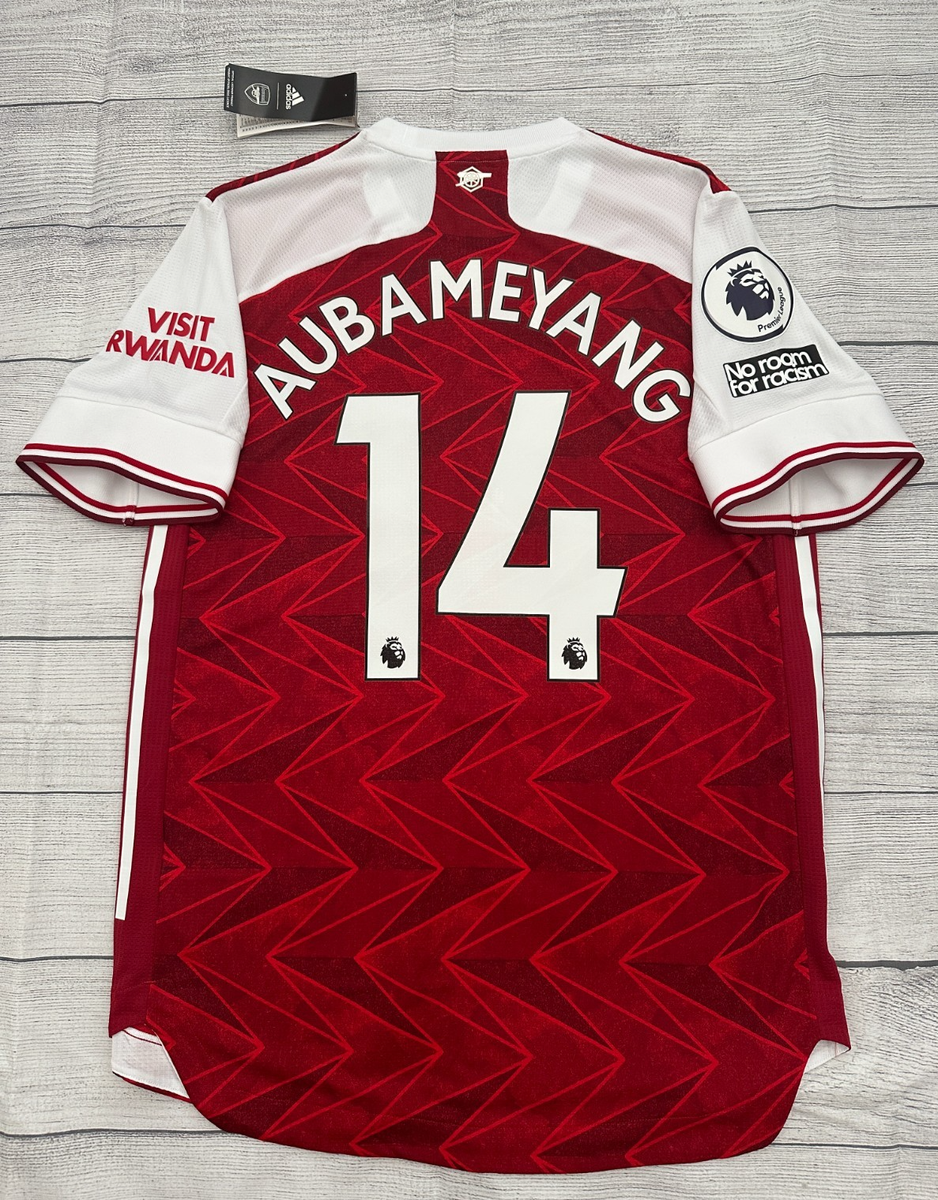 Arsenal 20/21 kitroom match issue Home shirt #14 Aubameyang