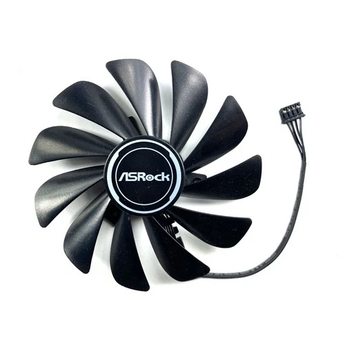DC 12V Graphics Card Cooling Fan EM-New Single Fan for ASROCK RX5500XT 8GB ITX