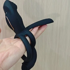 Vibrator Dildo Penis Ring Cock Rings Scrotum Massage G-Spot Stimulate Sex Toys