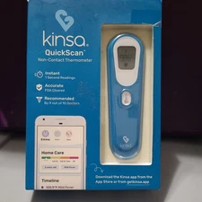 Kinsa Quick Scan Non-Contact Smart Thermometer Smartphone App 1 Second Reading