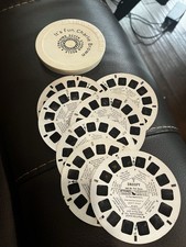 It's Fun Charlie Brown Peanuts Snoopy View-Master plastic storage case  7 Reels