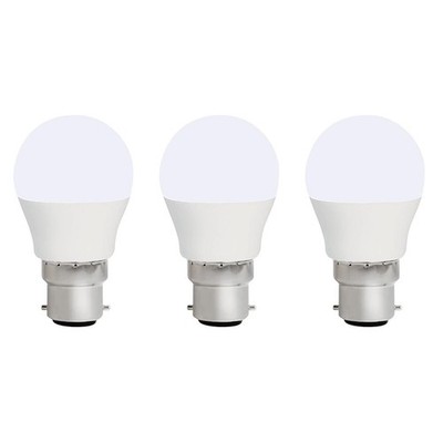 VITO B22 LED Kugellampe G45 7W 533lm 6400K 240V 50mm 3 Stück
