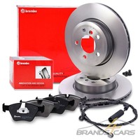 Brembo Bremsscheiben Ø325 +BremsbelÄGe +Warnkontakt Vorne FÜR Bmw X3 E83