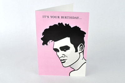 Morrissey Birthday Card! ''I've come to wish you an unhappy birthday'' The Smiths,