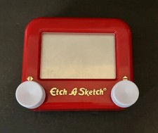 Pocket Etch A Sketch Mini Small Toy Red Color 2016 Spin Master Retro