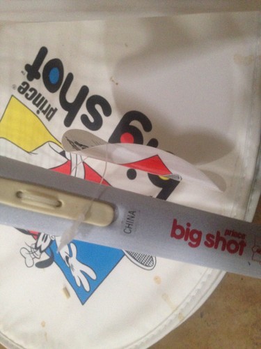 Set of 2 Prince Tennis Racket Vintage Disney big shots 1980s ***Rare*** - Picture 8 of 10
