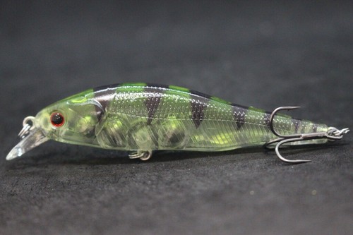 Señuelo de pesca Jerkbai con señuelo 3 1/3 pulgadas Minnow aguas poco profundas para pesca de lubina M597 - Imagen 114 de 151