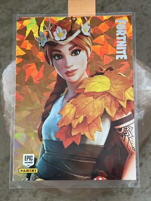 Panini Fortnite Series 2 The Autumn Queen #101 Cracked Ice / Crystal