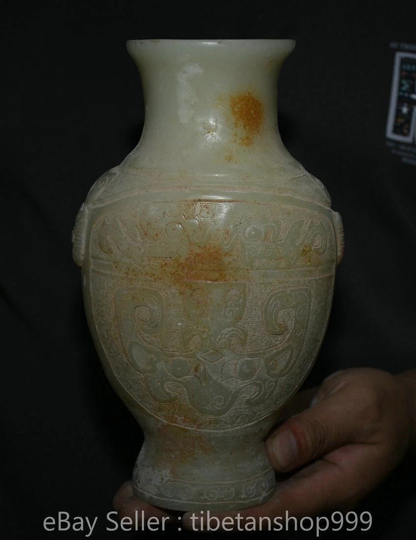 古董原始玉中国古董花瓶| eBay