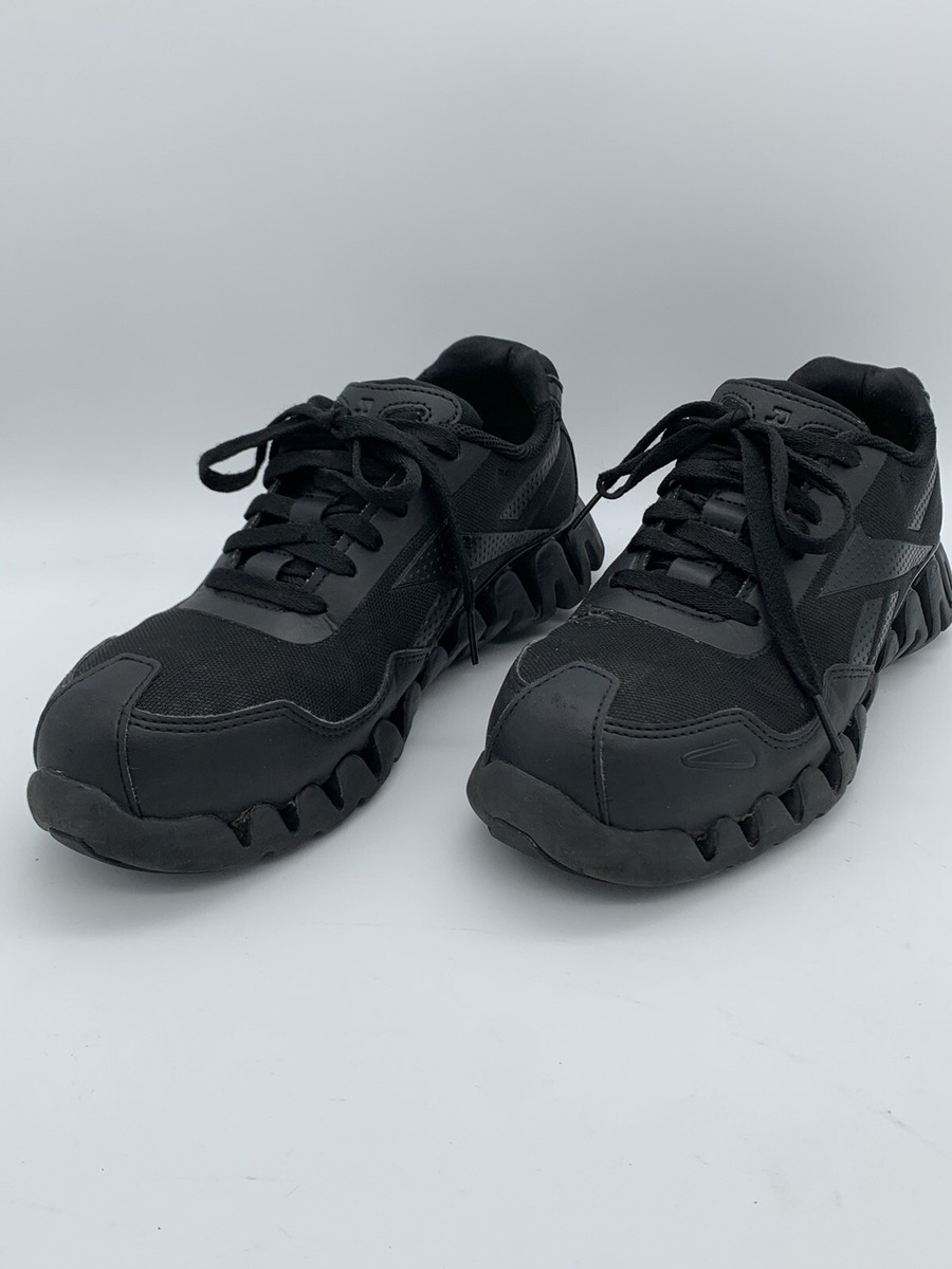 Reebok Unisex Zig Pulse Work RB3019 Black Casual Shoes Sz M 7 W 9
