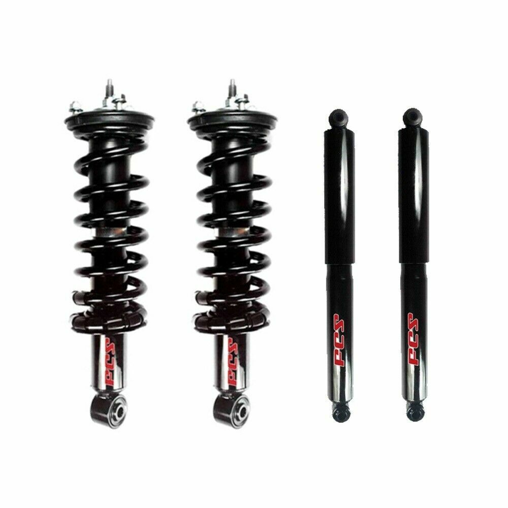 FCS Front Struts & Springs + Rear Shocks Kit For Nissan Frontier 2005-2014 4.0L 4WD
