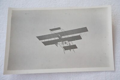 Früher Pilot Flieger Luftfahrt Erstflug Flugzeug Postkarte Ref 2