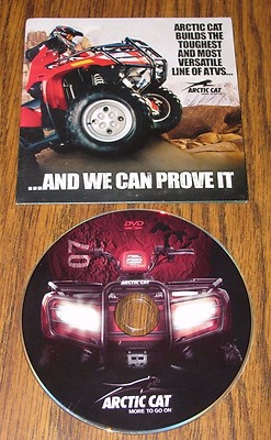 Arctic Cat ATV All Terrain Four Wheeler 2007 DVD 