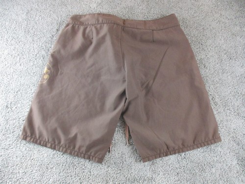 Fox Riders Co Boardies/Board Shorts 9 W34 Brown Drawstring - Picture 11 of 11