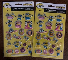 Minions Puffy Stickers