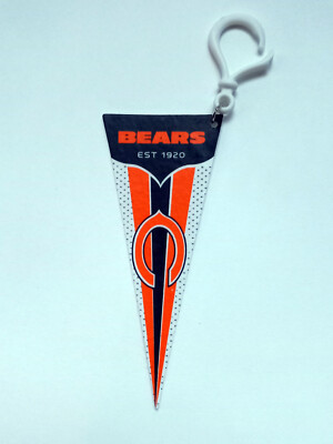 Chicago Bears Mini Wimpel Clip, 11 x 4 cm, NFL American Football, Neu