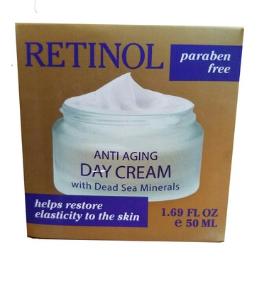 retinol anti aging day cream with dead sea minerals