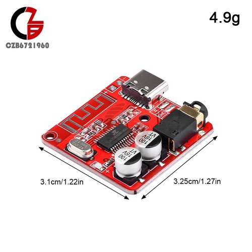 3.7-5V Type-C Bluetooth 5.0 Audio Receiver Amplifier Module Precise MP3 Decoder - Picture 7 of 9