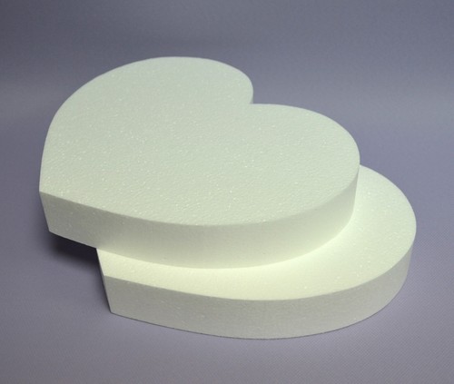 Schaumstoff-Kuchen-Attrappe – 30,5 X 15,2 Cm, Weiß, Zum Dekorieren Und Üben