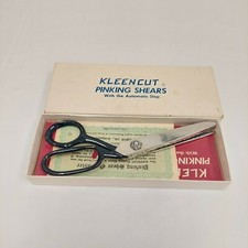 Vintage Kleencut Pinking Shears No. 180 in Original Box Made In USA