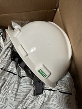    MSA Safety Helmet Protective Hard Hat Type 1 White Front Brim