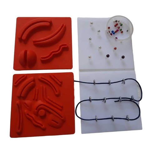 laparoscopic suture pad offers a lifelike simulation of suturing tissue 4piece - Picture 2 of 6