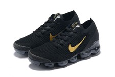 vapormax flyknit black and gold