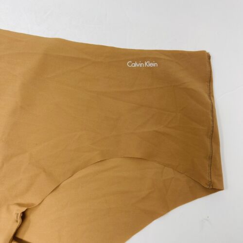 New Calvin Klein Womans Sz XL Invisibles Hipster Underwear D3429 Brown NWT - Picture 3 of 8