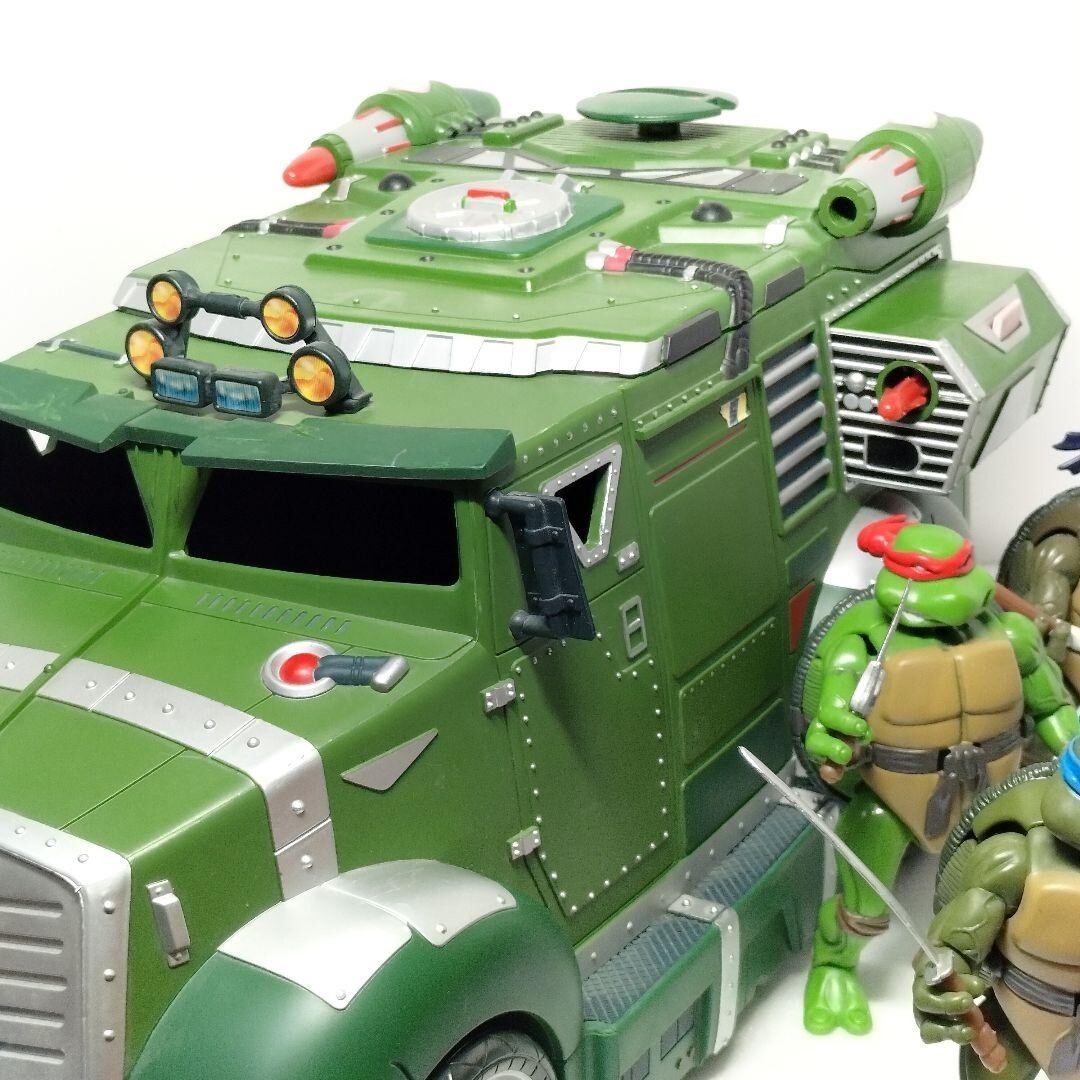 ミニタートルズ　スーパートレーラー Mini Teenage Mutant Ninja Turtles Super Trailer Playmates