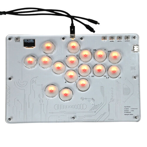 For Arcade Stick 16 Keys with Custom RGB & TURBO for PC/PS3/PS4/Switch/Steam - Bild 9 von 12