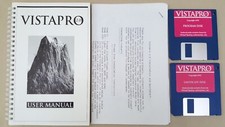 VistaPro v2.0 1992 Virtual Reality Laboratories Landscape for Amiga Vista Pro