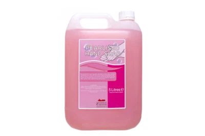 WE CAN SOURCE IT LTD Pink Pearlised Liquid Refill Hand Wash Soap Cleaner And Smooth Liquid 5L Pack
