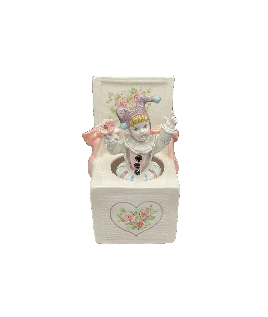 Schmid Japan Musical Collectibles #402 Clown in the Box