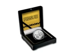 Valentine's Day Snoopy 1 Ounce Silver Proof Charlie Brown with Box & COA Sealed