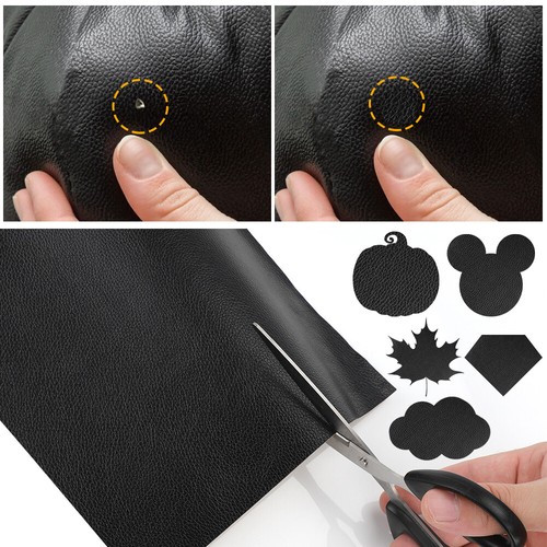 Self Adhesive Leather Repair Patch Car Seat Chair Sofa Couch Renovation Sticker - Picture 3 of 12
